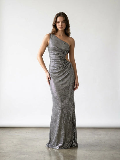 Silver Starry Night Gown - Hot Contact
