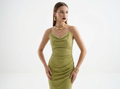 Green Sparkle Dress - Setre