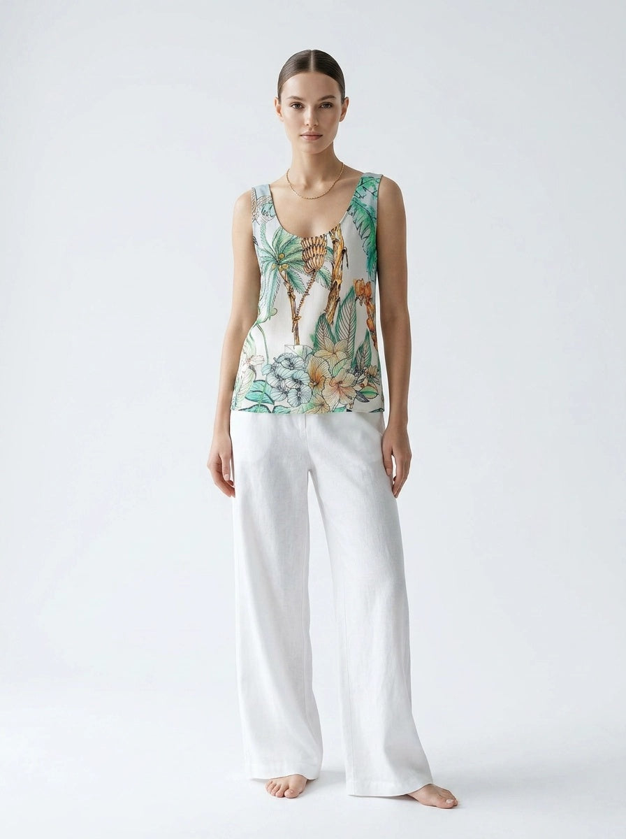 Jungle Print Tank Top - Princess Goes Hollywood