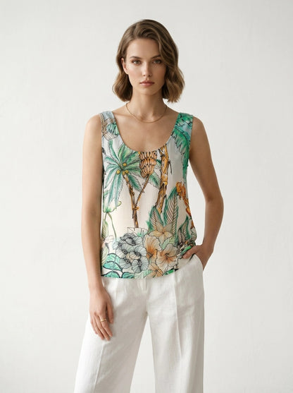 Jungle Print Tank Top - Princess Goes Hollywood