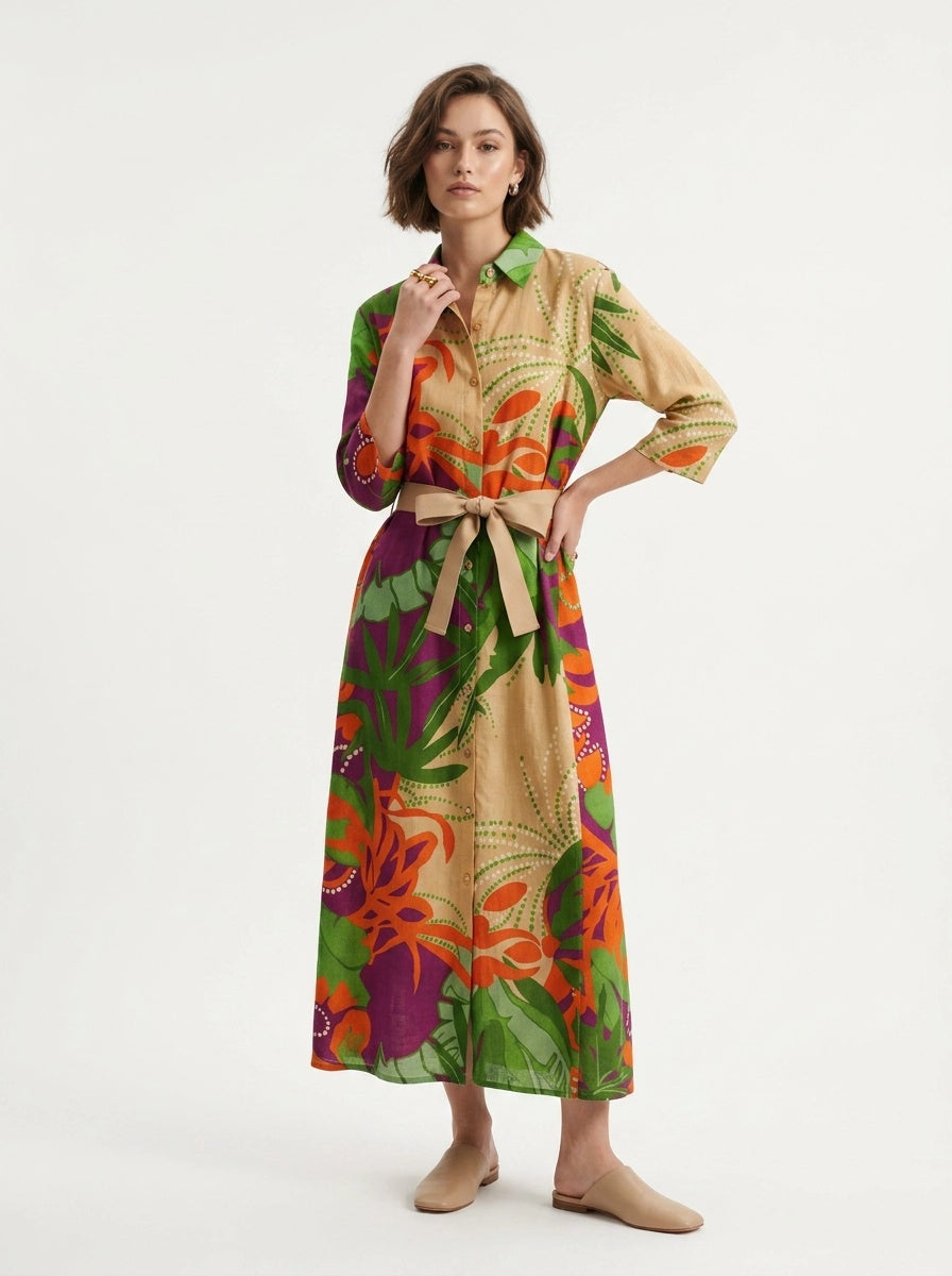 Tropic Dress - Il Vento & La Seta