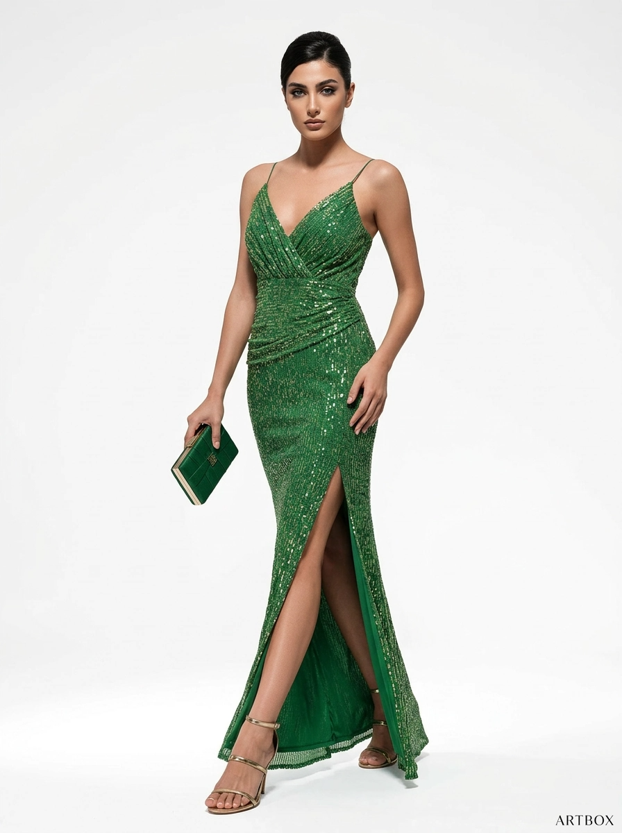 Green Night Dress - Fimka