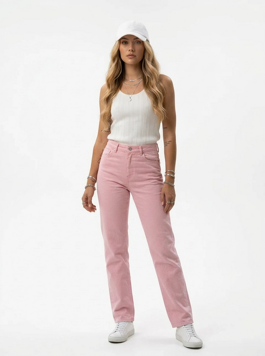 Lena Bubblegum Jeans - Eurofashion