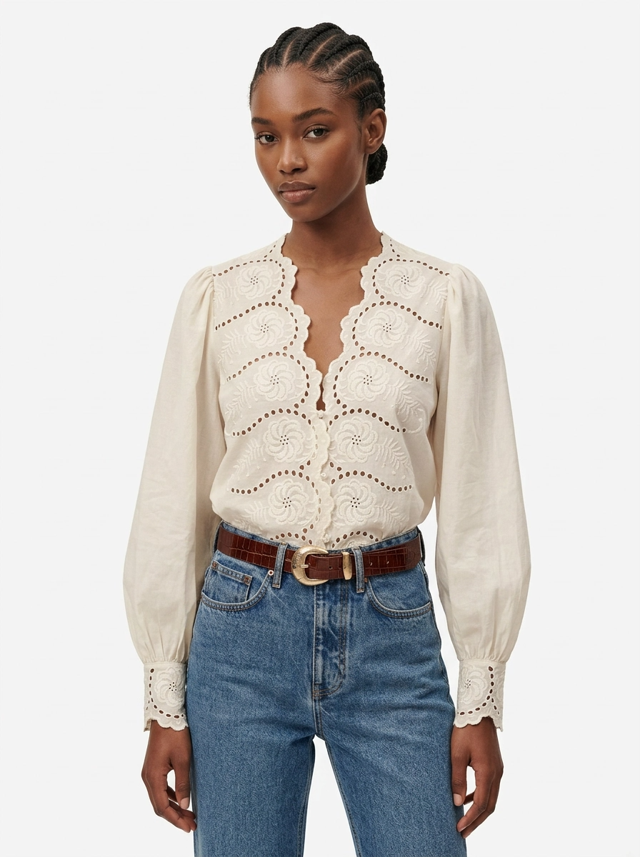 Shirt Tara Ecru - Petite Mendigote