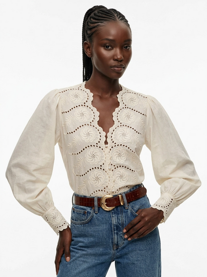 Shirt Tara Ecru - Petite Mendigote