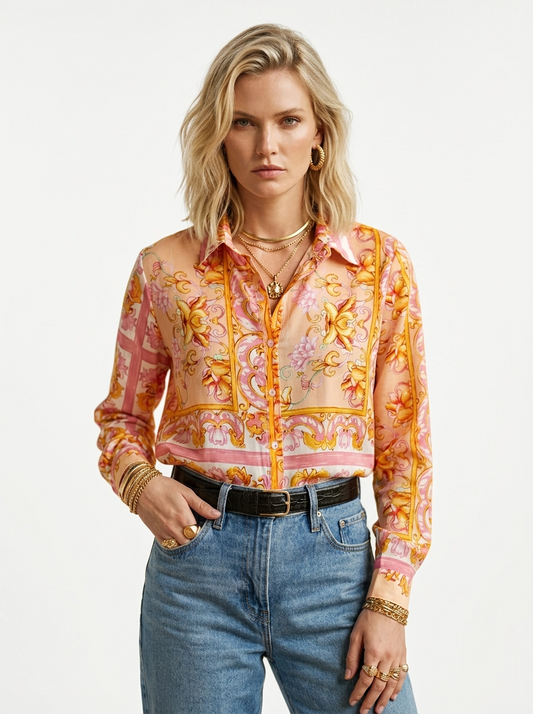 Peach Shirt - Aole