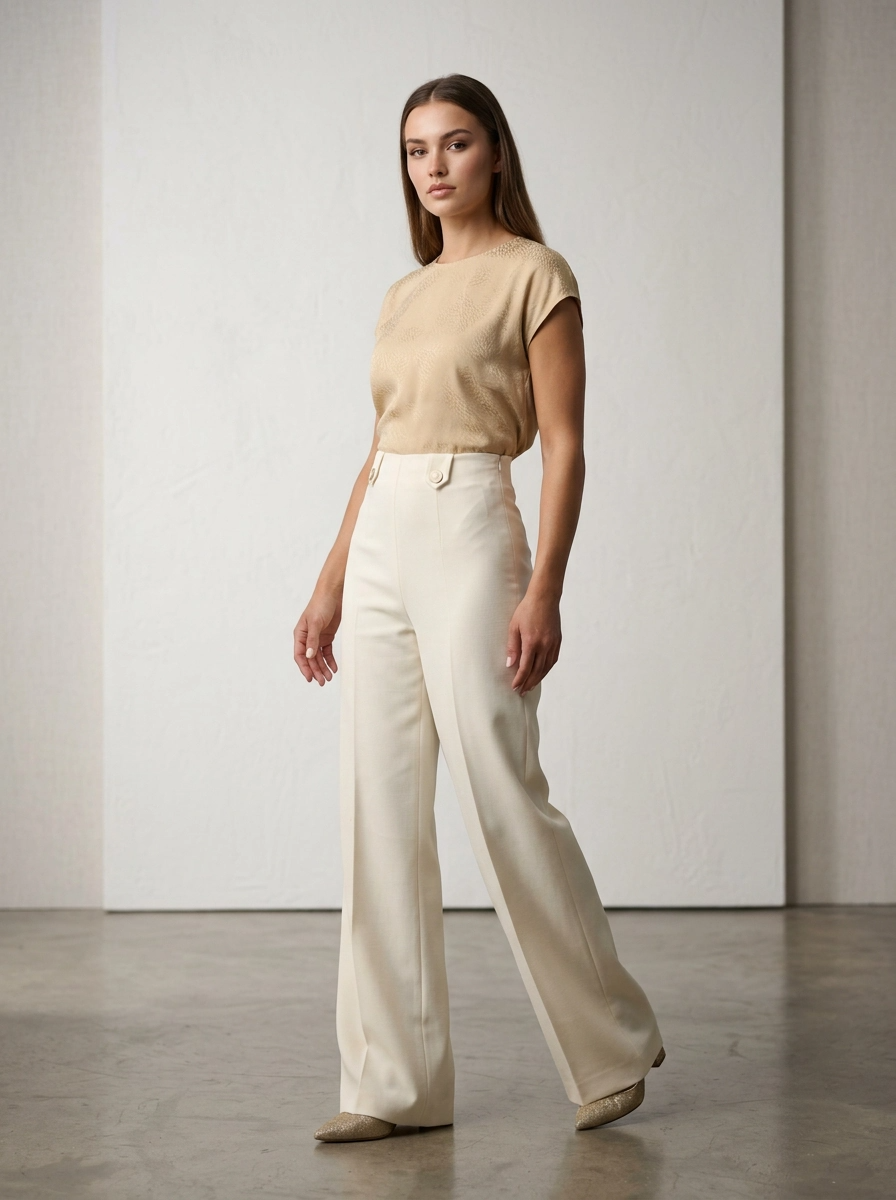 Ivory Trousers - Twinset