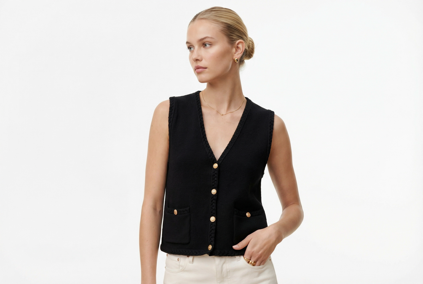 Black Cardigan Misha - Petite Mendigote