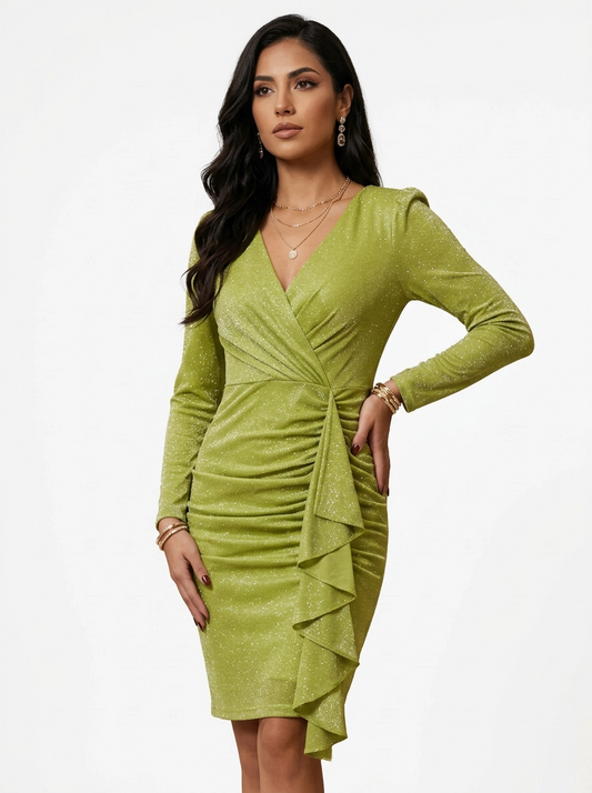 Pistachio Knee-Length Dress