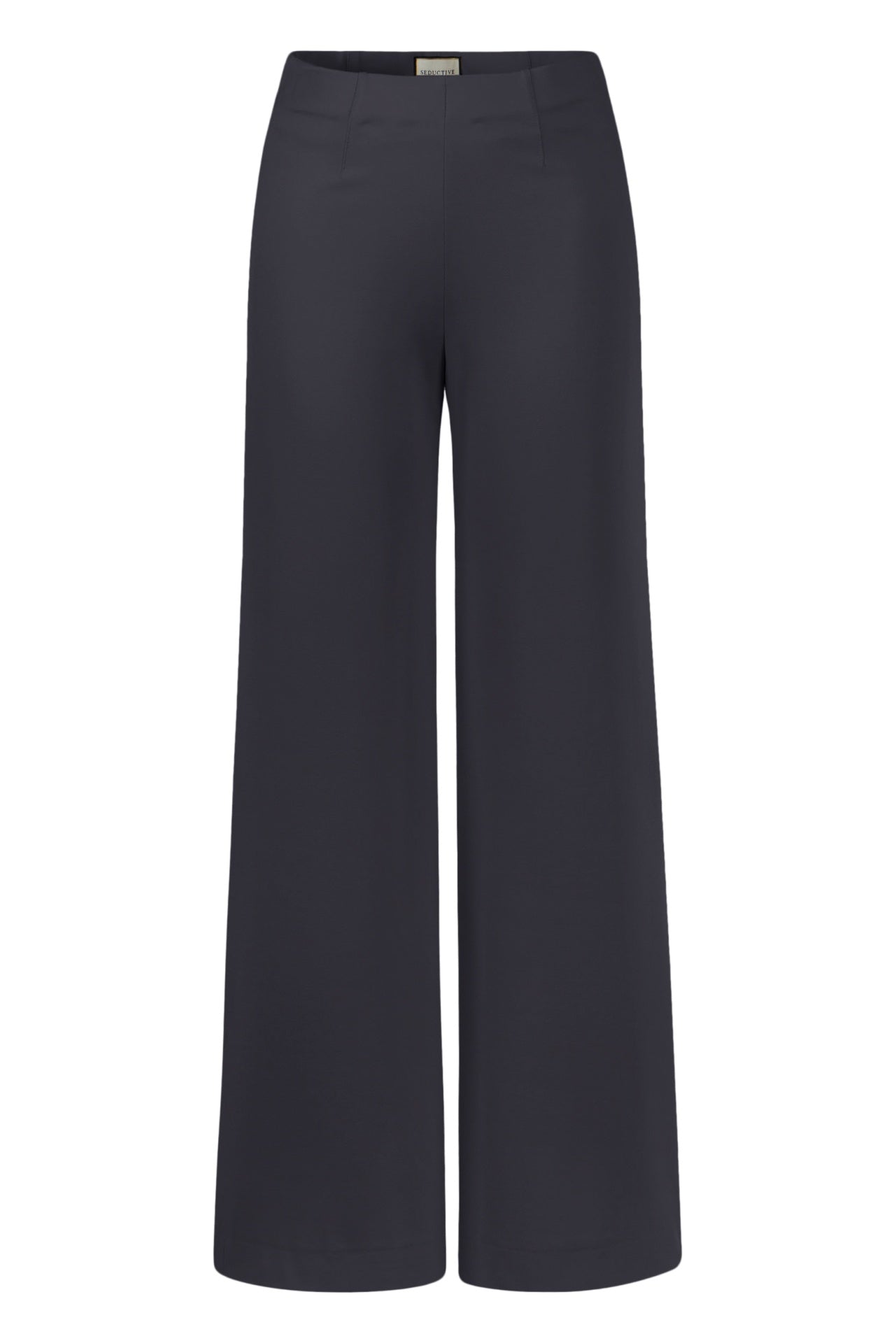 Seductive Wide Leg Black Trousers