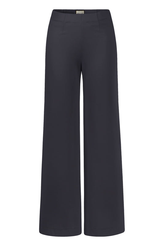 Seductive Wide Leg Black Trousers