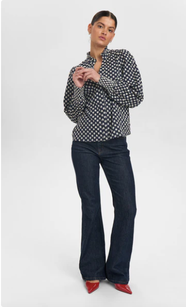 Nuali Shirt Caviar - NUMPH