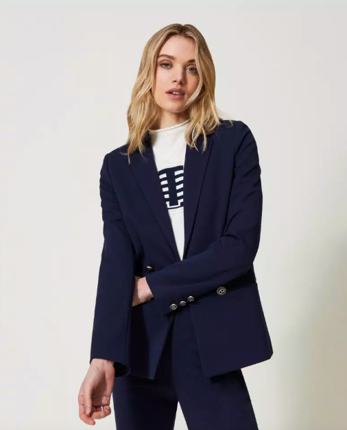 Navy Blazer - Twinset