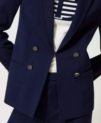 Navy Blazer - Twinset