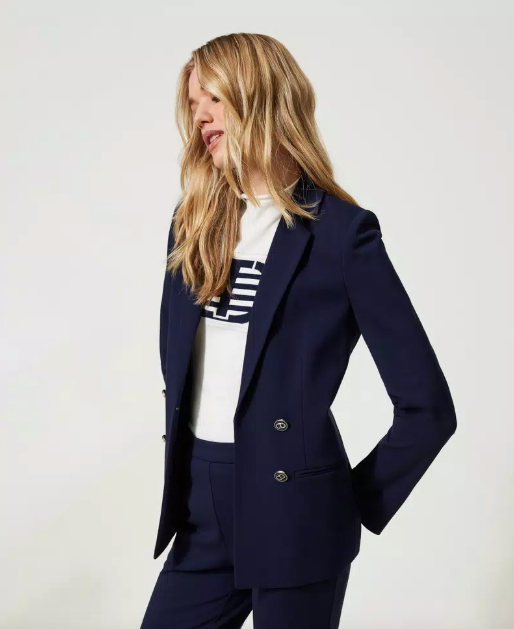 Navy Blazer - Twinset