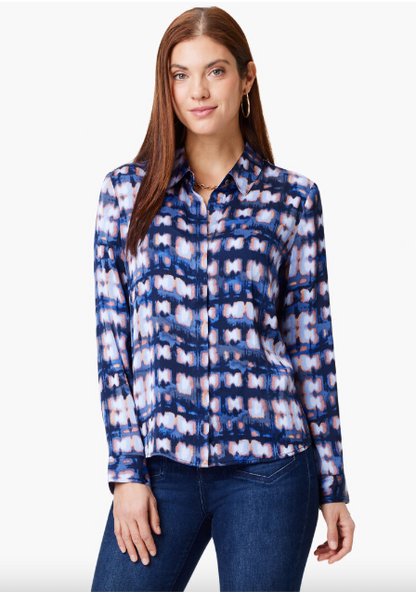 Shibori Glow Shirt - NIC+ZOE