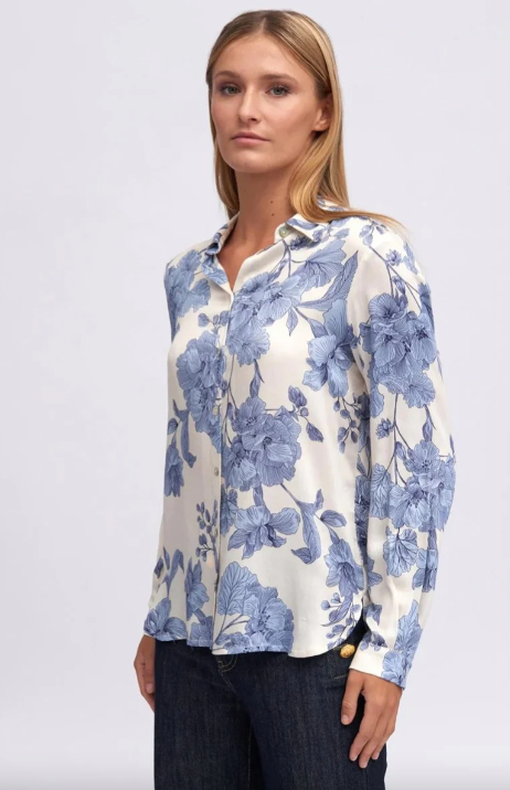 Kishi Shirt in Light Blue - Bariloche
