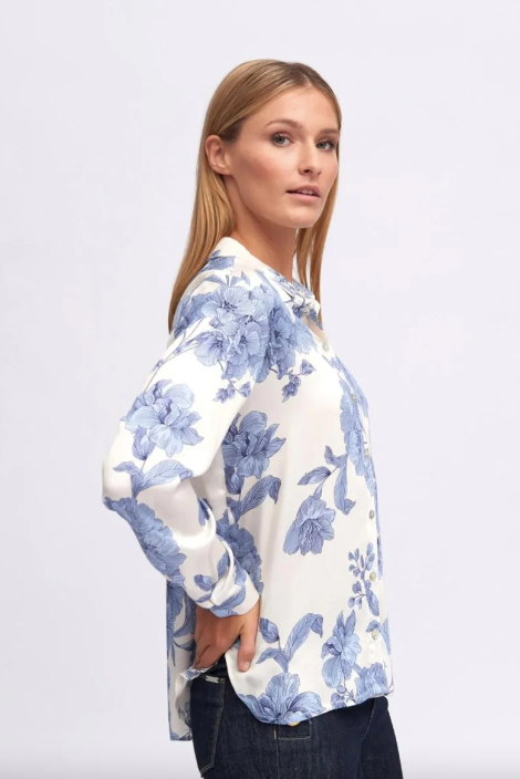 Kishi Shirt in Light Blue - Bariloche