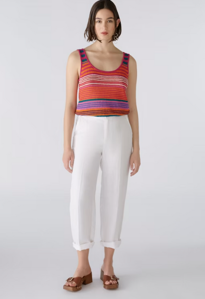 Striped Knit Tank - Oui