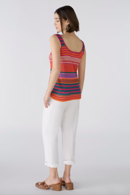 Striped Knit Tank - Oui