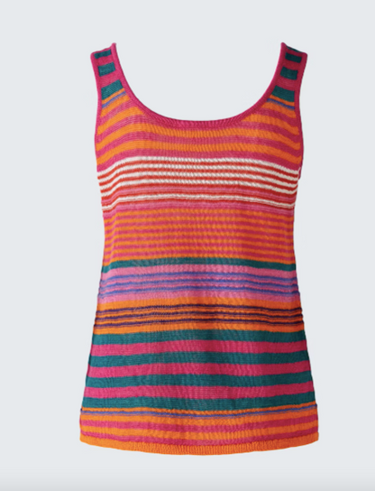 Striped Knit Tank - Oui