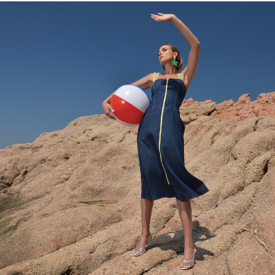 Eleria Cortes - Denim Dress