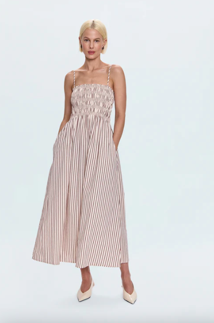 Sheer Bodice Dress - Pistola