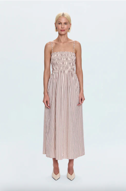 Sheer Bodice Dress - Pistola