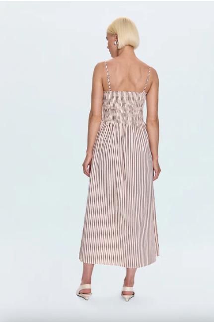 Sheer Bodice Dress - Pistola