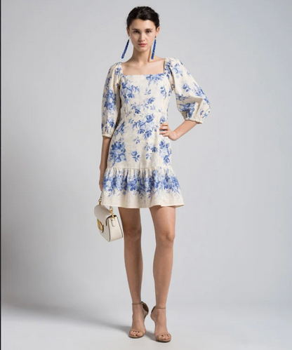 TWINSET - Ivory Blue Dress