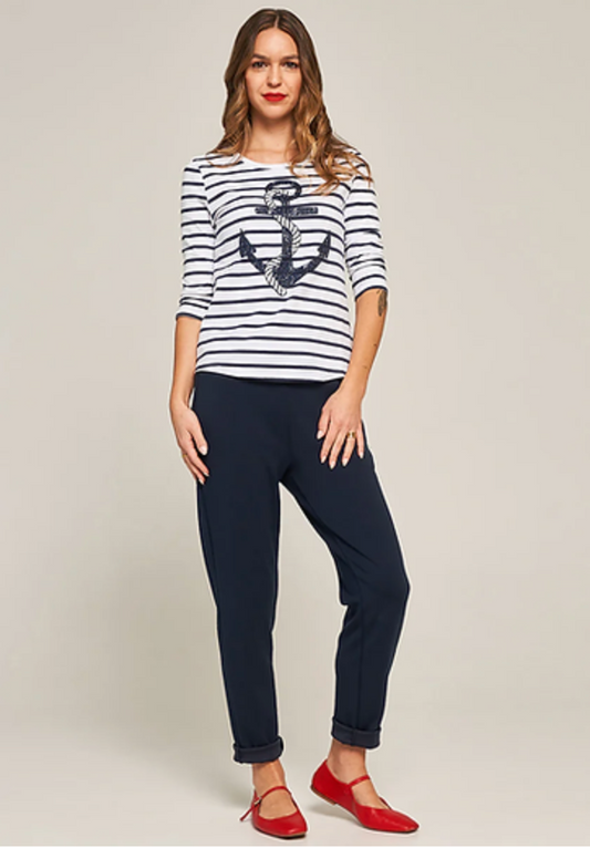 White Striped T-Shirt - Princess Goes Hollywood