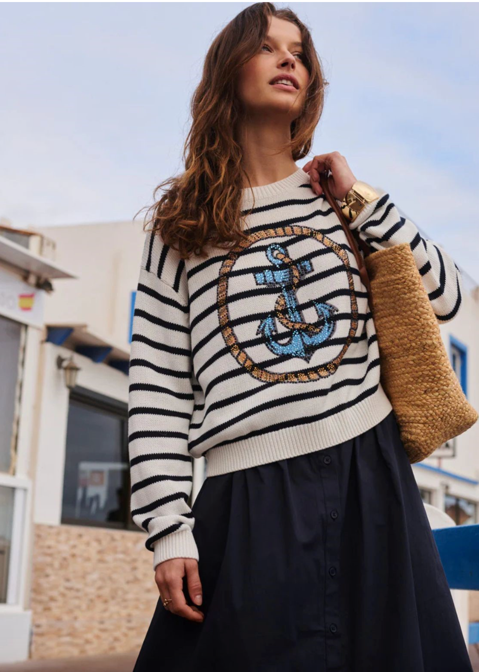 Black and White Sweater - Princess Goes Hollywood