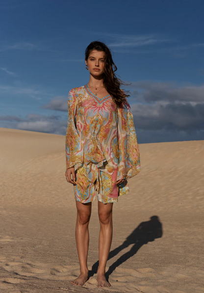 Sun Ornaments Silk Shorts - Princess Goes Hollywood