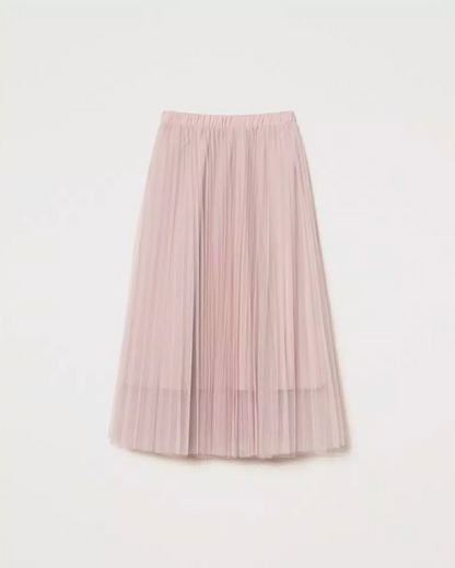 Twinset - Long pleated tulle skirt