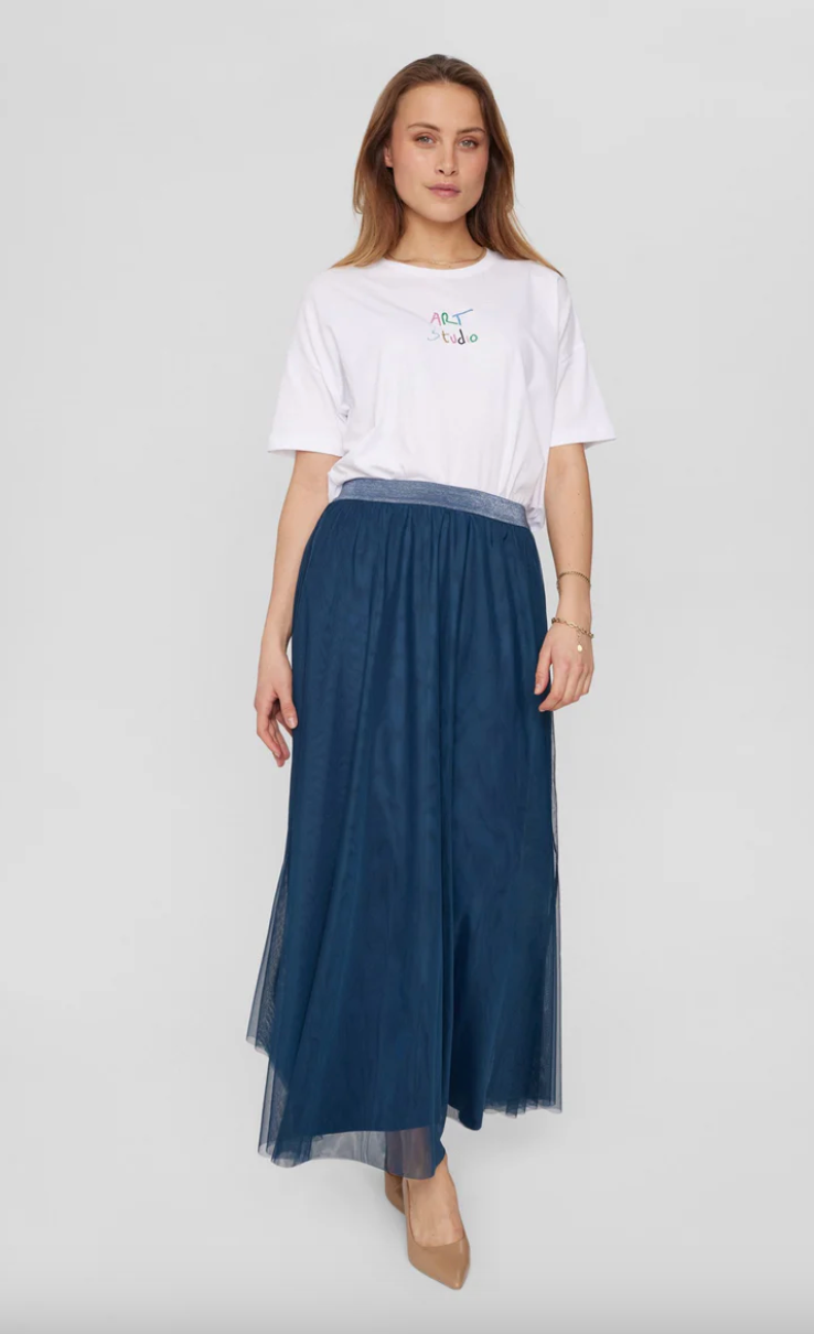 Numph - Nuea Maxi Blue Skirt