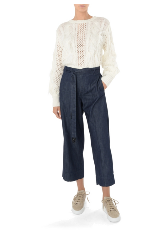 Twinset - Alpaca Wool Jumper With Feathers