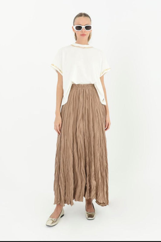 Puane - Long Skirt Shiny Effect