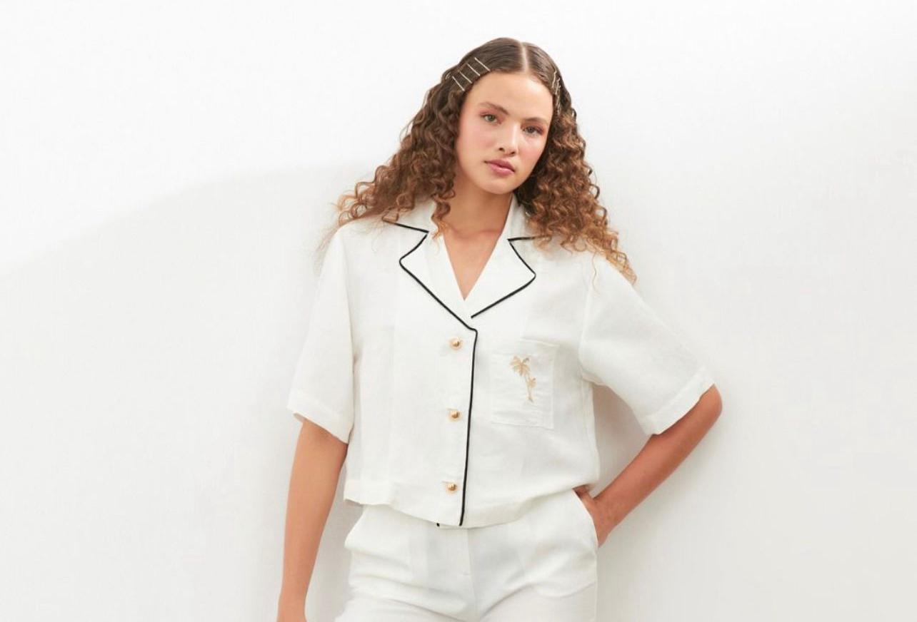 SETRE - Two Pieces Suit Ecru