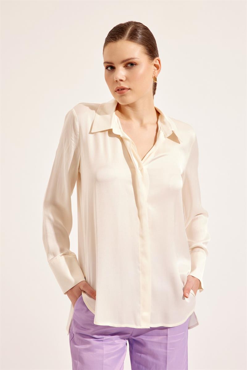Store Celeste Fall Shirt Ecru