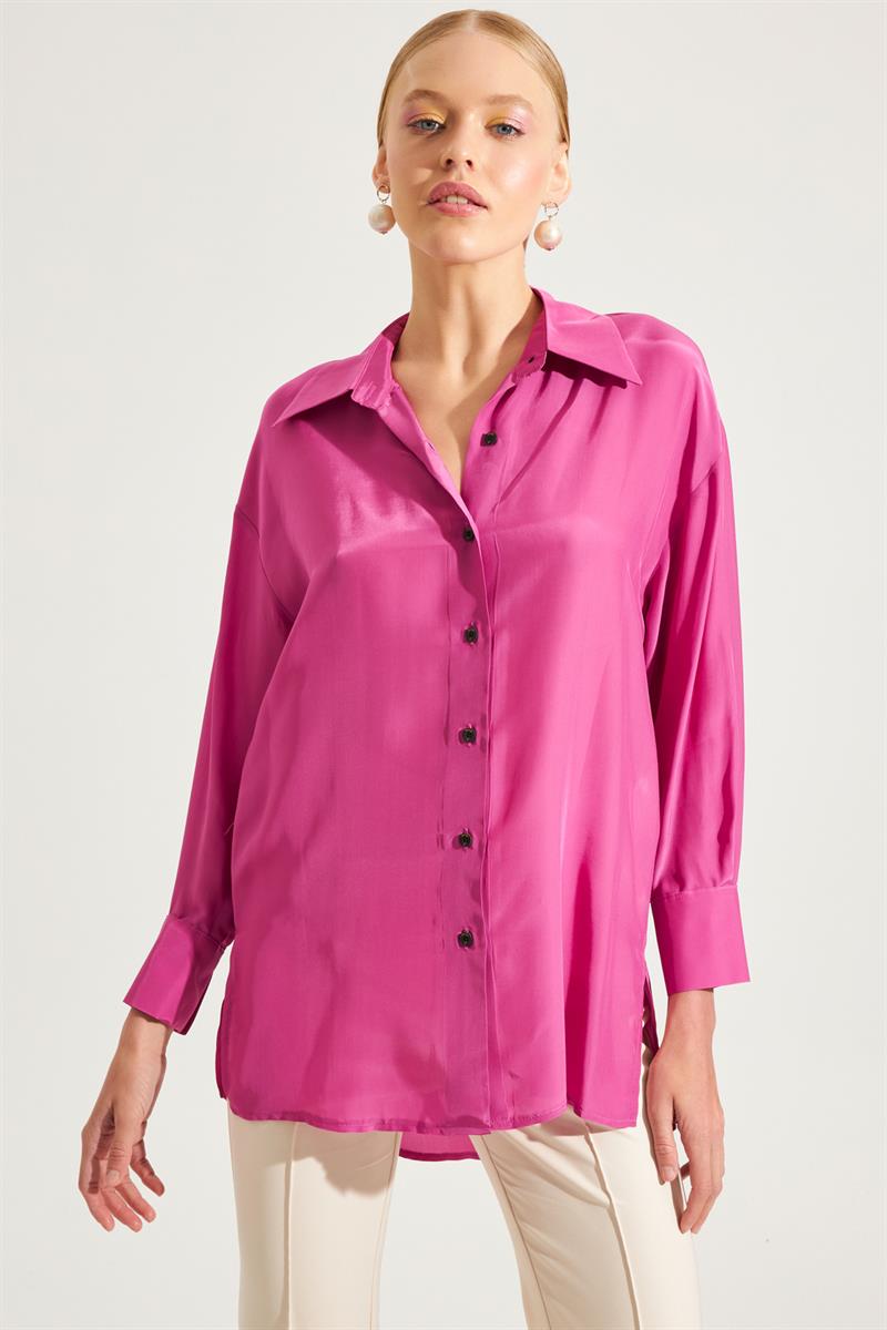 Store Celeste Fall Shirt Fuchsia